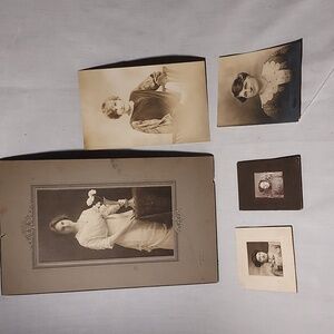 Antique Cabinet Card Photos Ladies Distinguished Posing